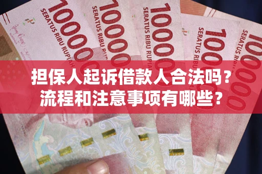 北京担保人起诉借款人合法吗？流程和注意事项有哪些？
