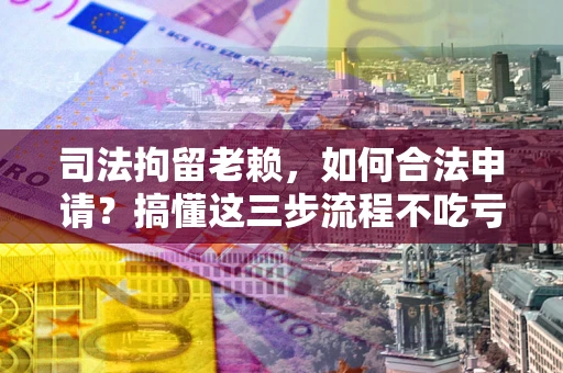 北京司法拘留老赖，如何合法申请？搞懂这三步流程不吃亏！