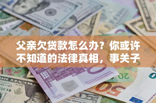 北京父亲欠贷款怎么办？你或许不知道的法律真相，事关子女未来