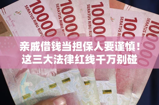 北京亲戚借钱当担保人要谨慎！这三大法律红线千万别碰