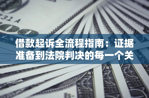 北京借款起诉全流程指南：证据准备到法院判决的每一个关键步骤